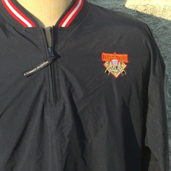 Cooperstown Dreams Park Pullover Windbreaker Jacket Authentic 3/4 Zip Mens Sz Xl - Picture 3 of 5